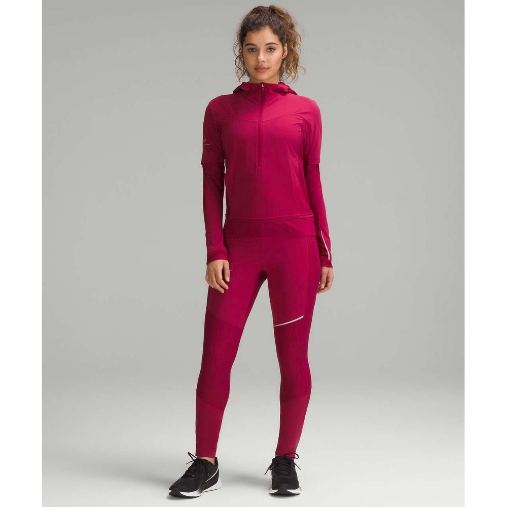 Lululemon SenseKnit High-Rise Tight 27" Leggings 0/2  $198 Pomegranate F-17